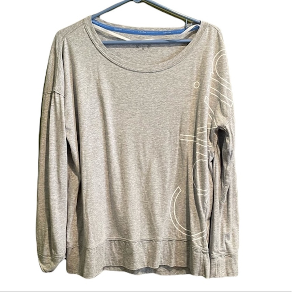 CALVIN KLEIN LONG SLEEVE T-SHIRT Sz MEDIUM - Picture 1 of 7